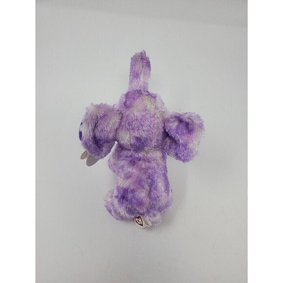 TY BEANIE BABY PURPLE COASTLINE ELEPHANT PLUSH COLLECTIBLE TRUNK UP 2007 W/ TAG - Picture 7 of 12